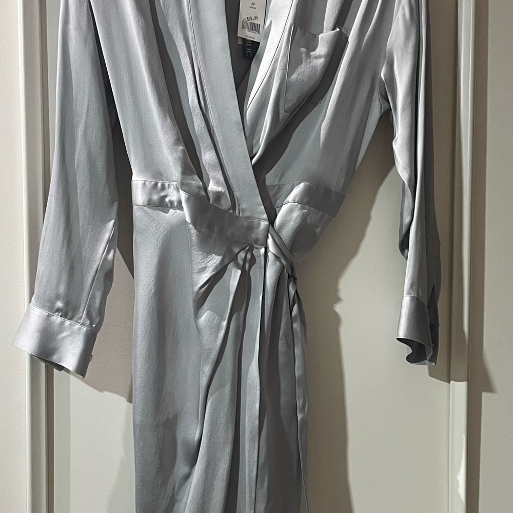 Banana Republic Elegant Gray Women's Dress